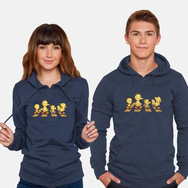 Yellow Birdy Road-unisex pullover sweatshirt-PrimePremne