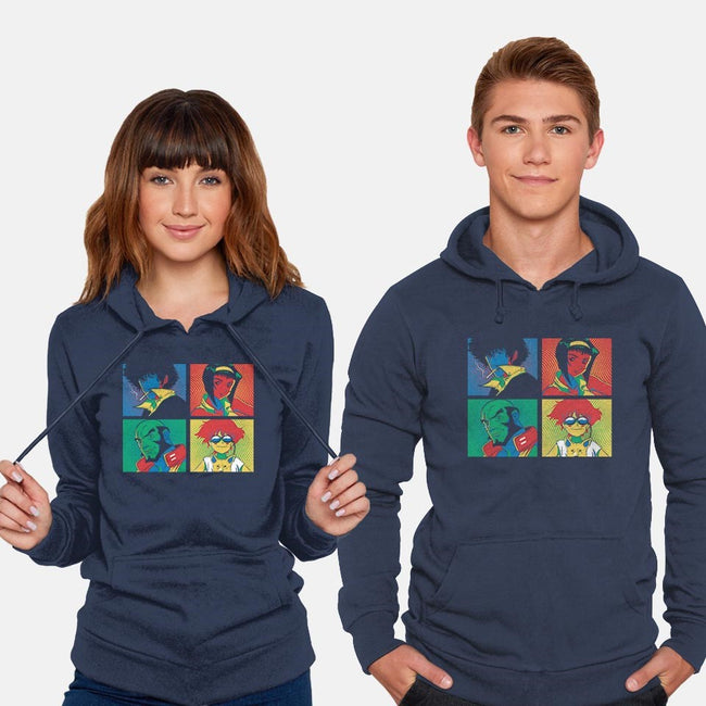 Pop Crew-unisex pullover sweatshirt-Eilex Design