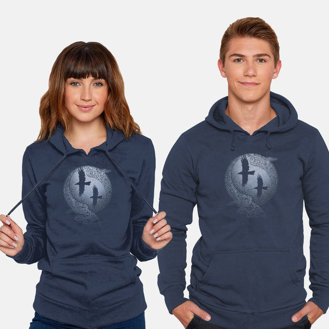 Odin's Ravens-unisex pullover sweatshirt-RAIDHO