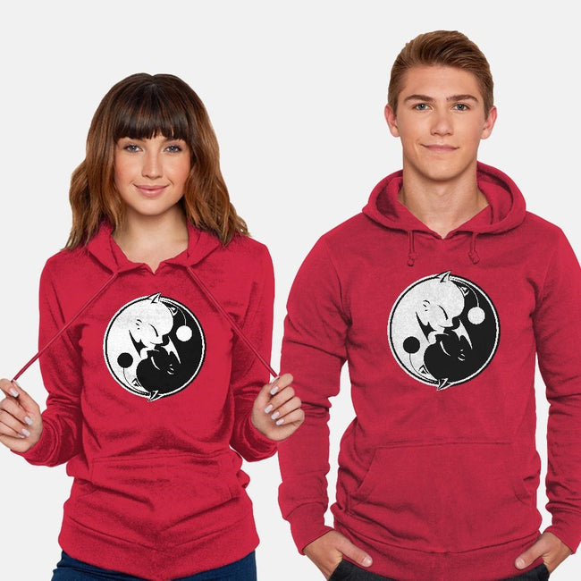 Yin Yang Mog-unisex pullover sweatshirt-motoslave