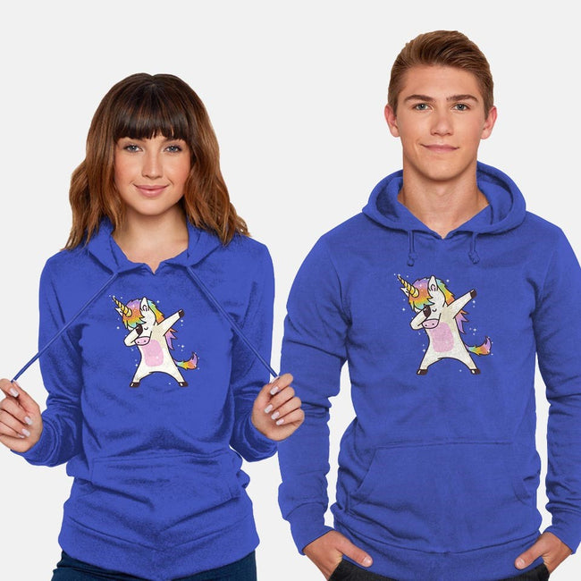 Dabbing Unicorn-unisex pullover sweatshirt-vomaria