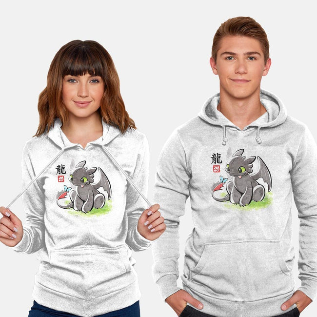 Inked Dragon-unisex pullover sweatshirt-BlancaVidal