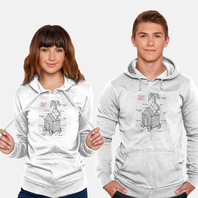 Trojan Rabbit Project-unisex pullover sweatshirt-ducfrench