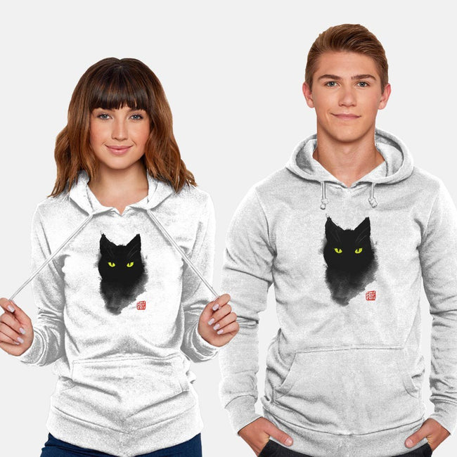 Cat Ink-unisex pullover sweatshirt-BlancaVidal