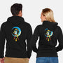 Moon Splash-unisex zip-up sweatshirt-kharmazero