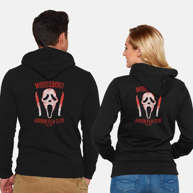 Woodsboro Horror Film Club-unisex zip-up sweatshirt-alecxpstees
