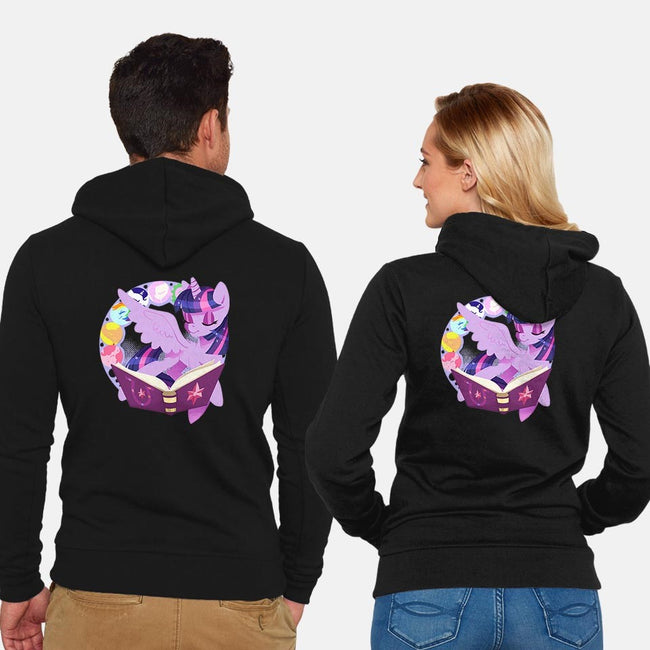 In Our Book-unisex zip-up sweatshirt-thedicegoddess