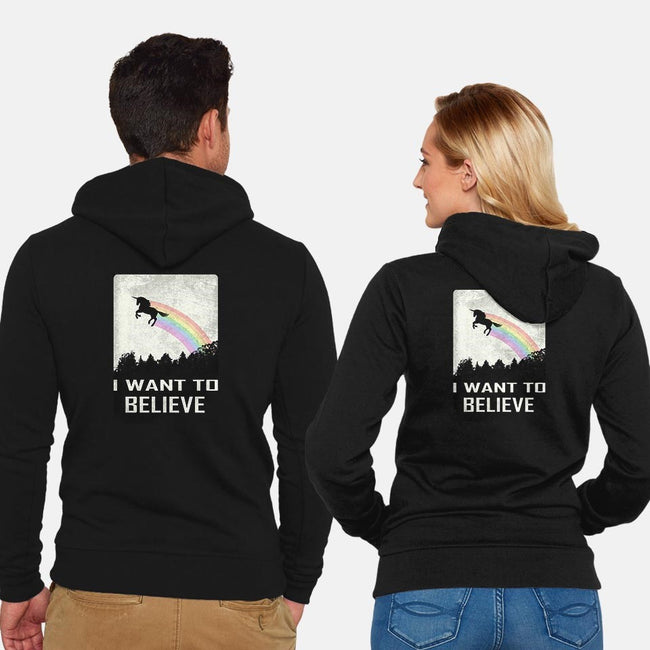 Believe in Magic-unisex zip-up sweatshirt-NakaCooper