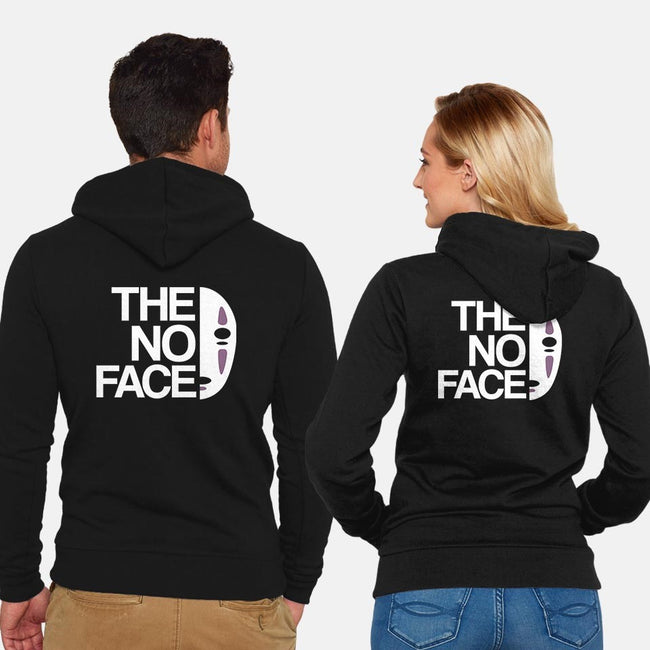 The No Face-unisex zip-up sweatshirt-troeks