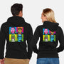 Pop Monster-unisex zip-up sweatshirt-Andriu