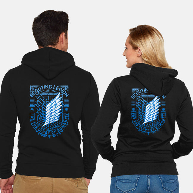 Scouting Legion-unisex zip-up sweatshirt-StudioM6