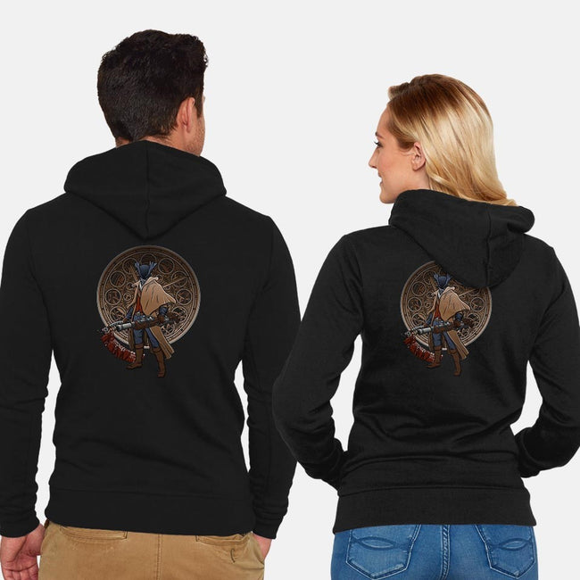 Fear The Blood-unisex zip-up sweatshirt-JCMaziu