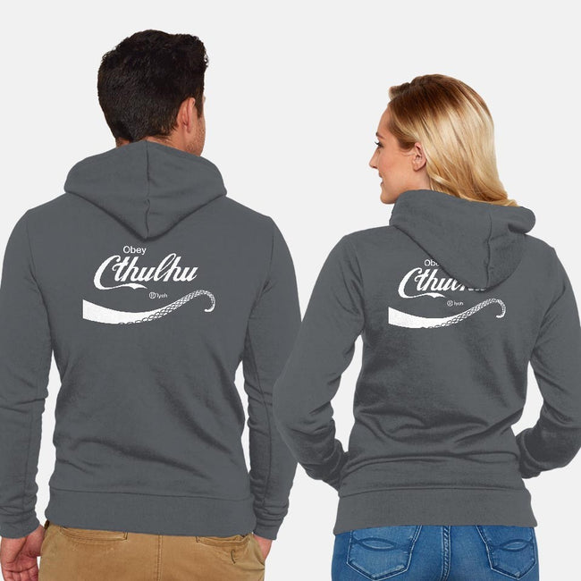 Obey Cthulhu-unisex zip-up sweatshirt-cepheart