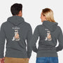 The Big Meowski-unisex zip-up sweatshirt-queenmob