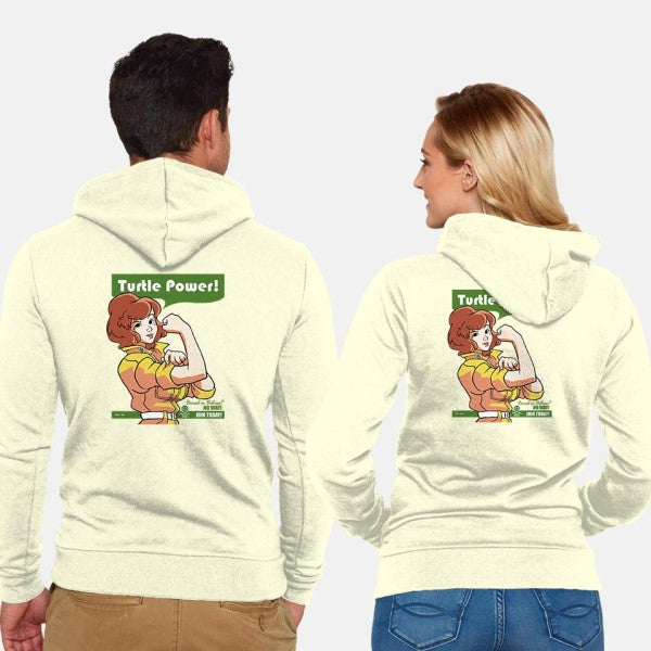 We Can Do It Turtles-unisex zip-up sweatshirt-hugohugo