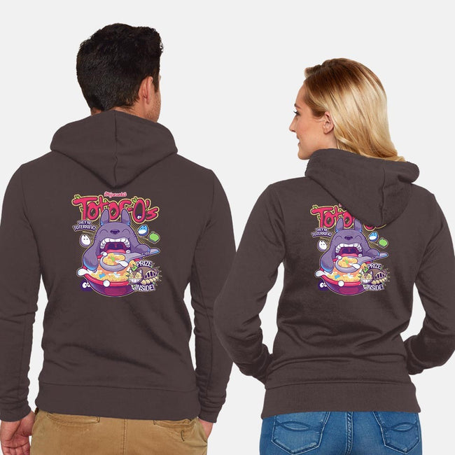 Totor-O's-unisex zip-up sweatshirt-KindaCreative