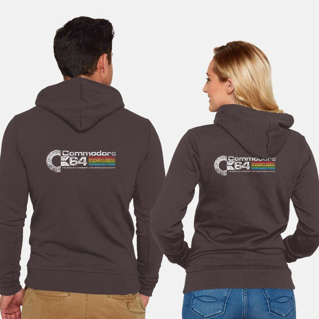 Back To Basic-unisex zip-up sweatshirt-MindsparkCreative