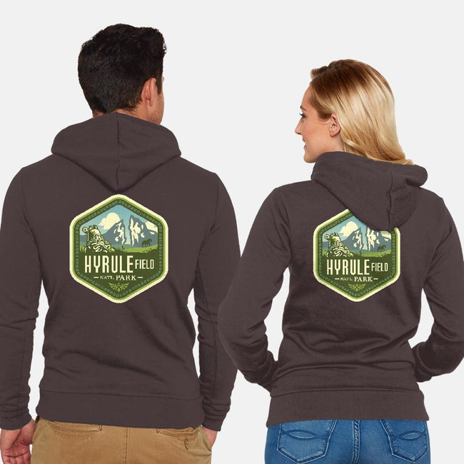 Hyrule Field National Park-unisex zip-up sweatshirt-chocopants