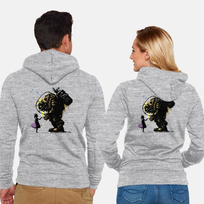 I'll Always Protect You-unisex zip-up sweatshirt-Logan Feliciano