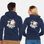 Let's Be Frank-unisex zip-up sweatshirt-Kat_Haynes