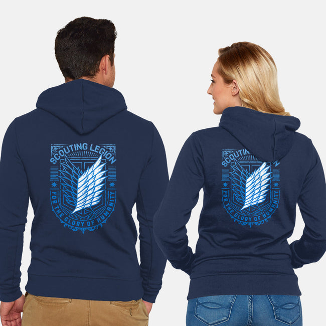 Scouting Legion-unisex zip-up sweatshirt-StudioM6