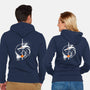 Grungewolf-unisex zip-up sweatshirt-artyx21