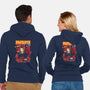 Pulp Slayer-unisex zip-up sweatshirt-dalethesk8er