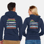 80's Education-unisex zip-up sweatshirt-Beware_1984