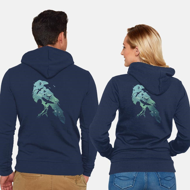 Murder of Crows-unisex zip-up sweatshirt-dandingeroz