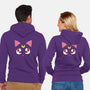 Guardian Cat-unisex zip-up sweatshirt-Le Chardonneret