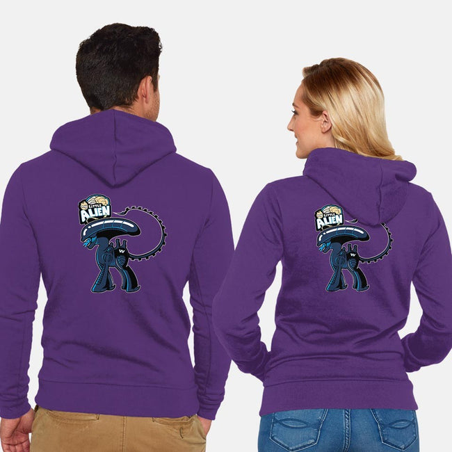 My Little Alien-unisex zip-up sweatshirt-Ratigan