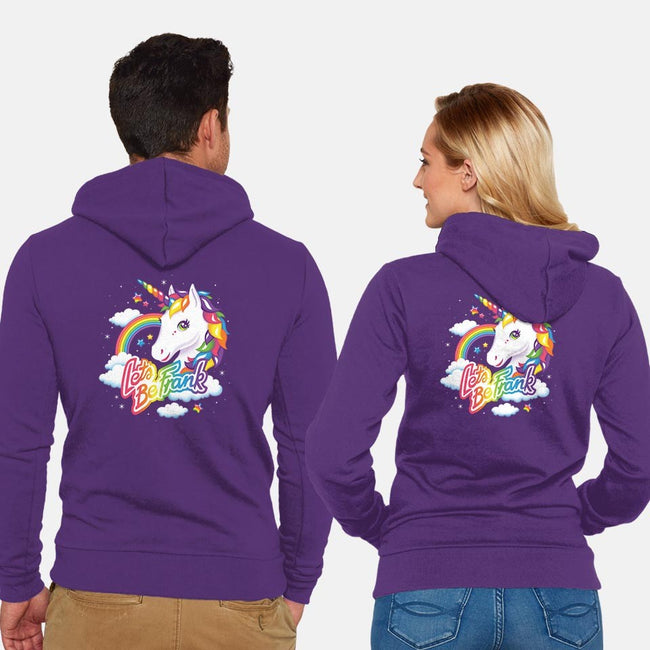 Let's Be Frank-unisex zip-up sweatshirt-Kat_Haynes