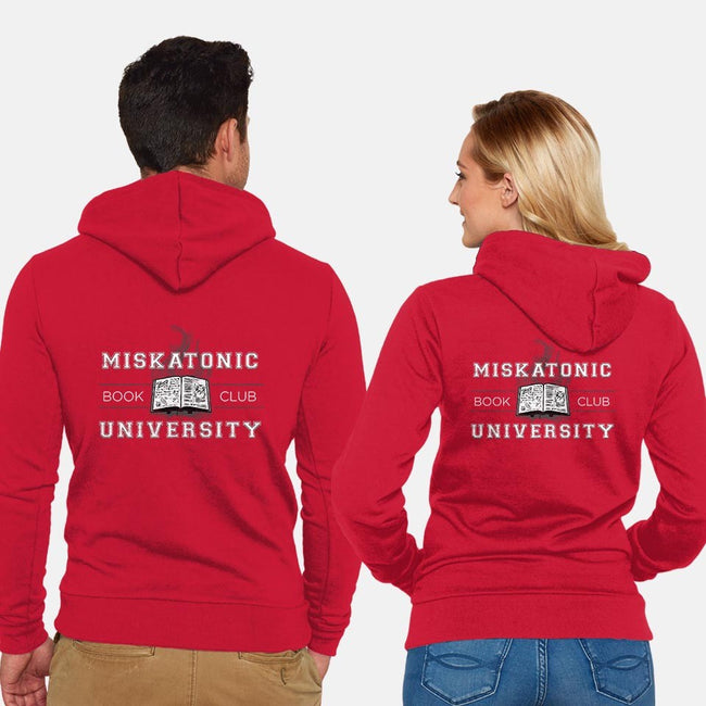 Miskatonic University-unisex zip-up sweatshirt-andyhunt