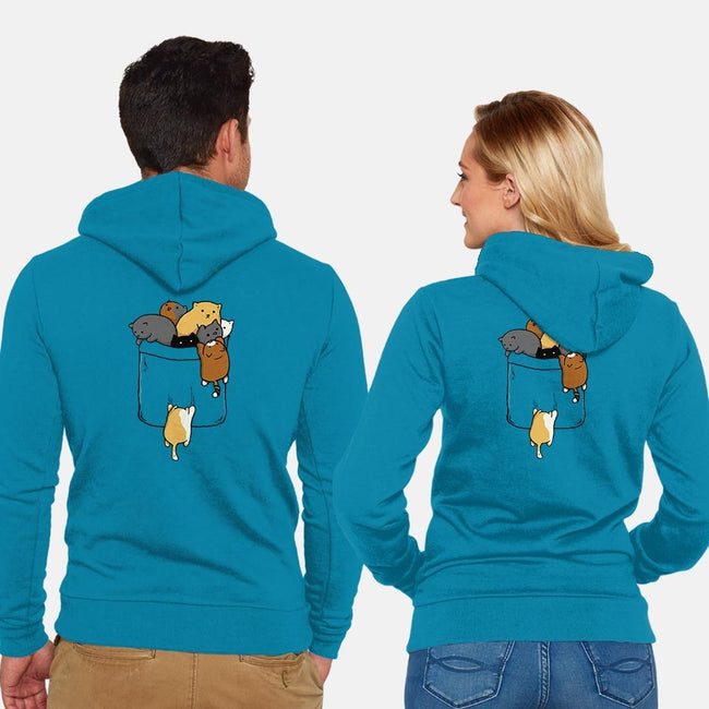 Too Cute-unisex zip-up sweatshirt-Crumblin' Cookie