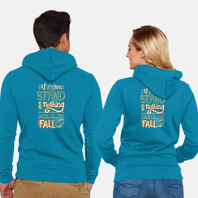 Fall-unisex zip-up sweatshirt-risarodil