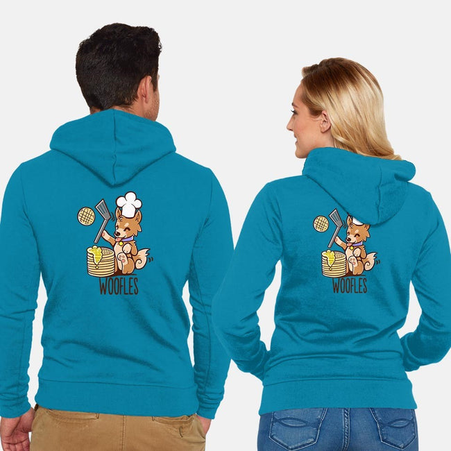 I'm Making Woofles-unisex zip-up sweatshirt-TechraNova