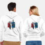 Cabins Collide-unisex zip-up sweatshirt-Adams Pinto