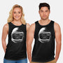 Never Date An Astronaut-unisex basic tank-Katie Campbell