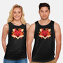 Fox of Leaves-unisex basic tank-NemiMakeit