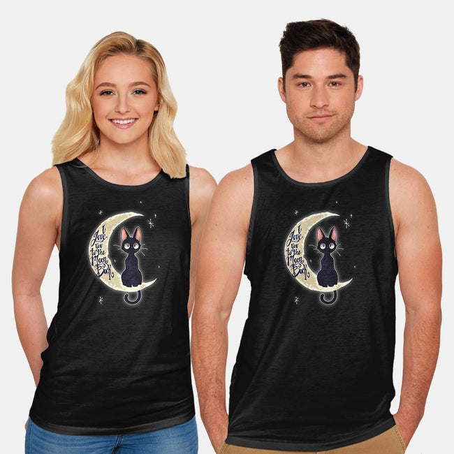 I Love You to The Moon & Back-unisex basic tank-TimShumate