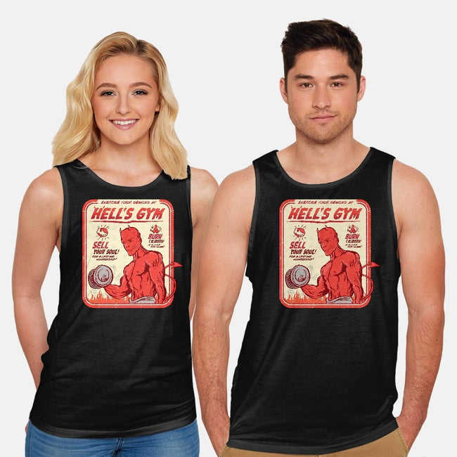 Hell's Gym-unisex basic tank-hbdesign