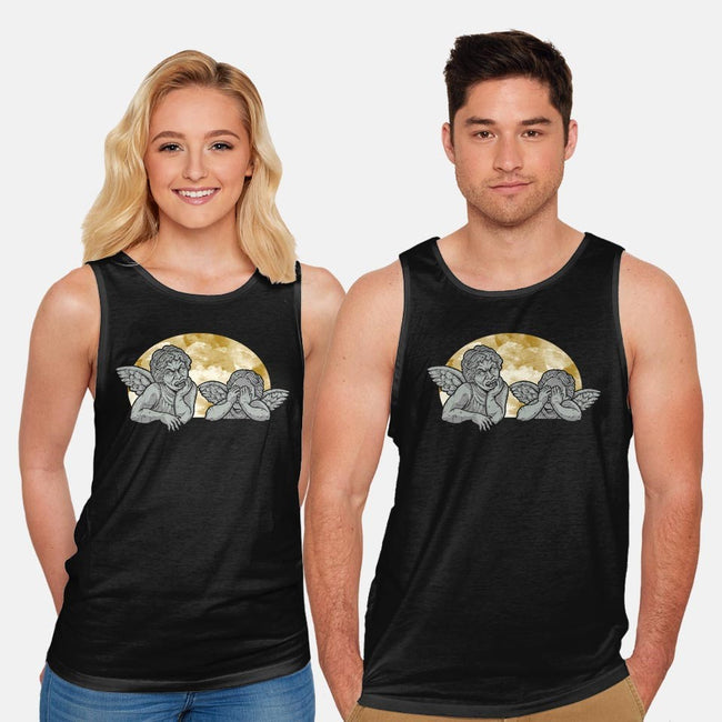 Weeping Cherubs-unisex basic tank-jkilpatrick