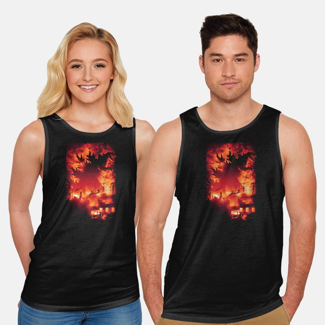 Oh No, There Goes Tokyo-unisex basic tank-cs3ink