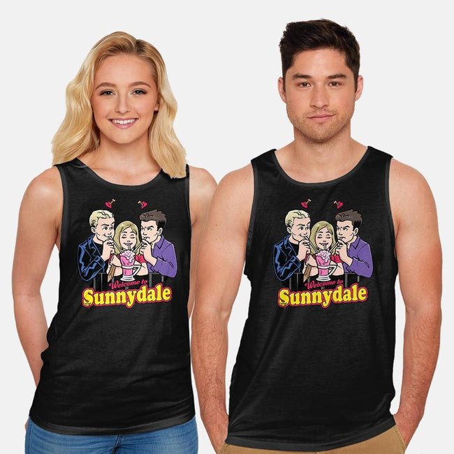 Welcome to Sunnydale-unisex basic tank-harebrained