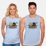 Jonesy and His Copilot-unisex basic tank-beckadoodles