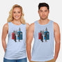 Cabins Collide-unisex basic tank-Adams Pinto