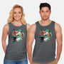 Sun Goddess-unisex basic tank-etcherSketch