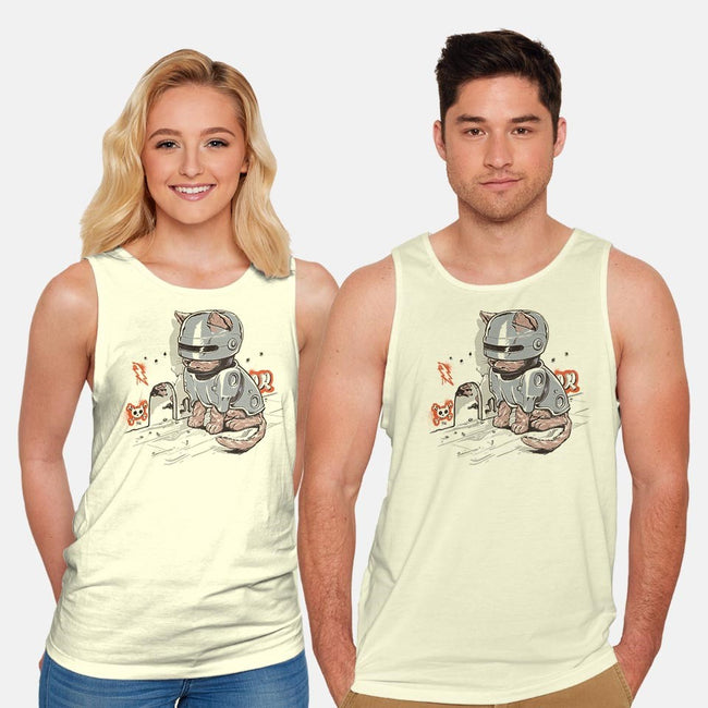 Robocat-unisex basic tank-gloopz