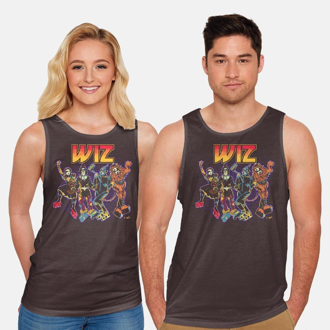 Off To Rock the Wiz-unisex basic tank-DonovanAlex