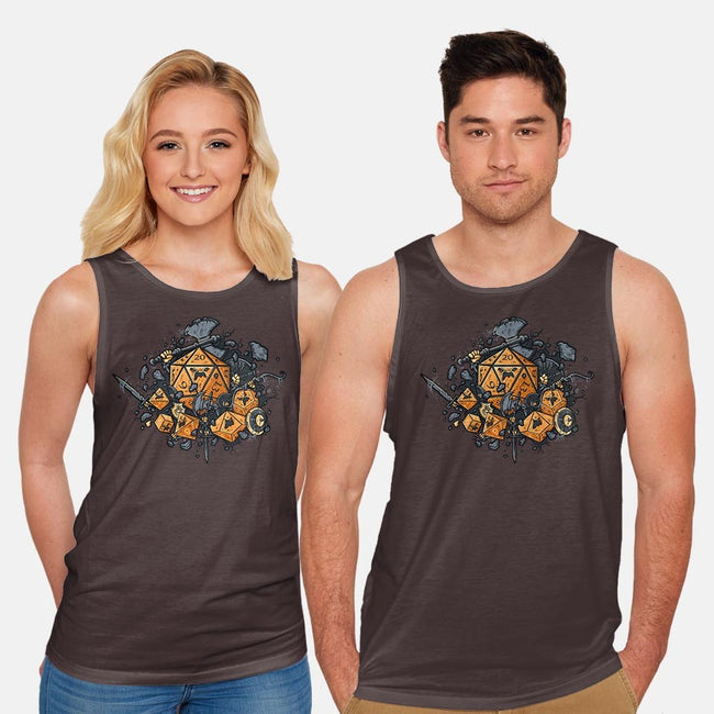 RPG United-unisex basic tank-Letter_Q